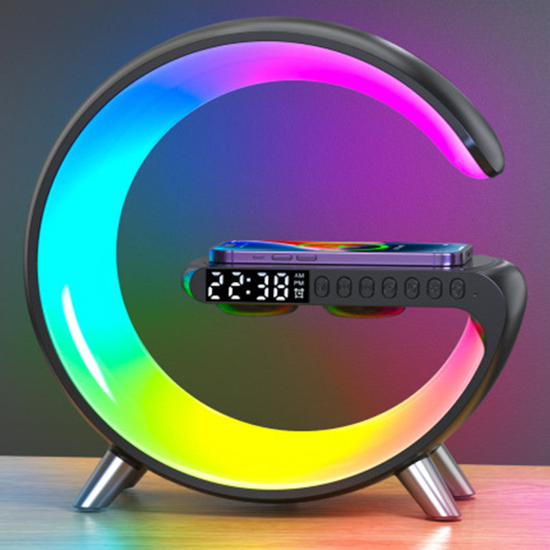 G-Shape Lamp with Speaker, Clock and Charger